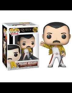 FUNKO - Queen POP! Rocks Vinyl Figure Freddie Mercury Wembley 1986 9 cm