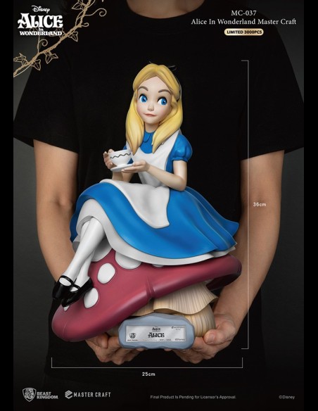 BEAST KINGDOM - Alice nel Paese delle Meraviglie Mastercraft statua (Alice in Wonderland)