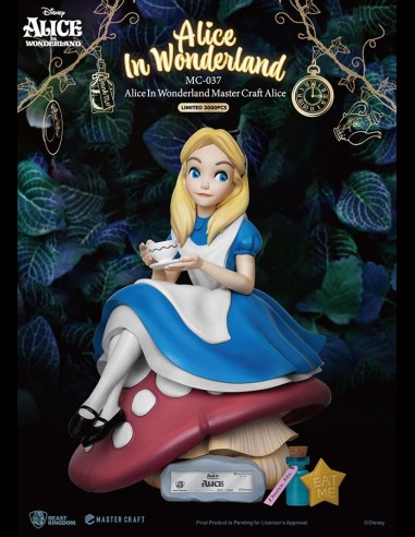 BEAST KINGDOM - Alice nel Paese delle Meraviglie Mastercraft statua (Alice in Wonderland)