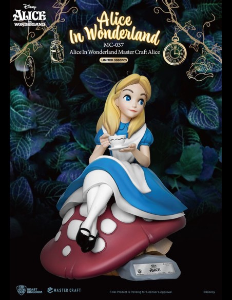 BEAST KINGDOM - Alice nel Paese delle Meraviglie Mastercraft statua (Alice in Wonderland)