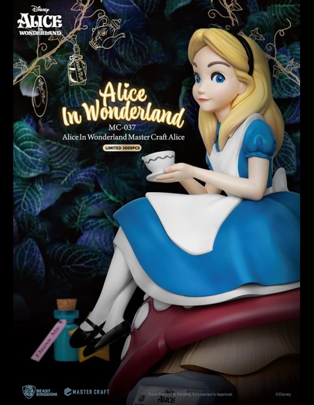 BEAST KINGDOM - Alice nel Paese delle Meraviglie Mastercraft statua (Alice in Wonderland)