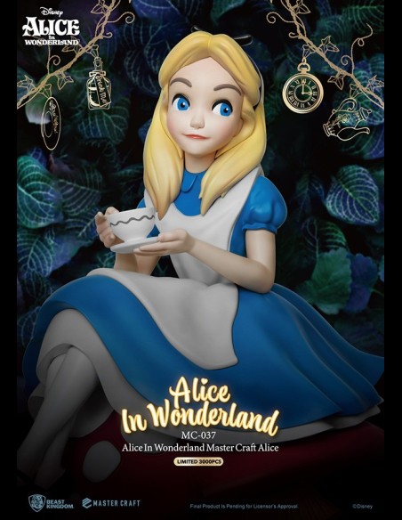 BEAST KINGDOM - Alice nel Paese delle Meraviglie Mastercraft statua (Alice in Wonderland)