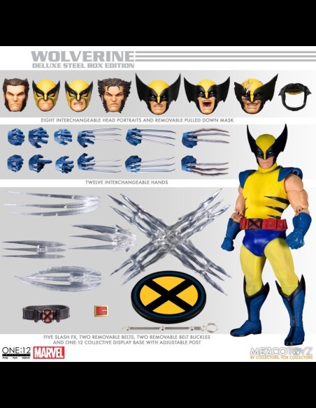 MEZCO - One:12 Wolverine Steel Box Set Deluxe