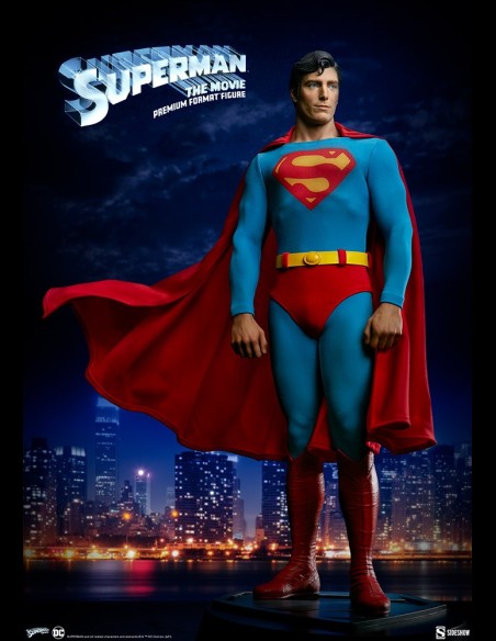 SIDESHOW - DC Comics: Superman 1978 Movie C.Reeve Premium 1:4 Scale Statue