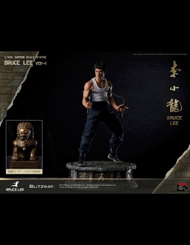 BLITZWAY - Bruce Lee Hybrid Type Superb Statue 1/4 Bruce Lee Tribute Ver. 4 - 57 cm