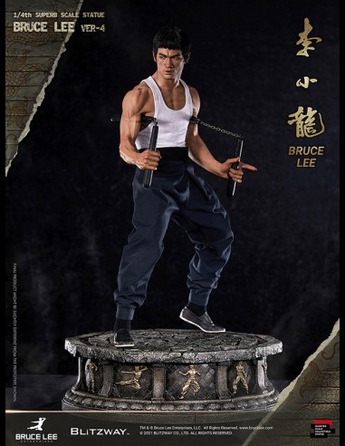 BLITZWAY - Bruce Lee Hybrid Type Superb Statue 1/4 Bruce Lee Tribute Ver. 4 - 57 cm