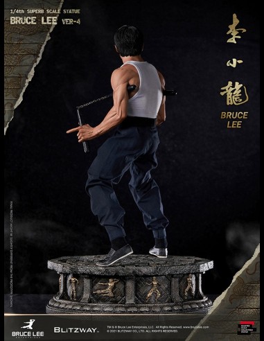 BLITZWAY - Bruce Lee Hybrid Type Superb Statue 1/4 Bruce Lee Tribute Ver. 4 - 57 cm