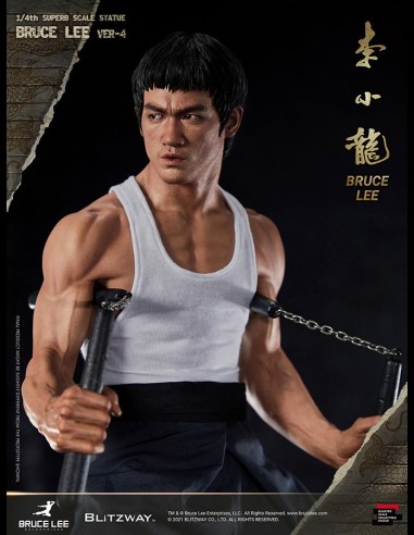 BLITZWAY - Bruce Lee Hybrid Type Superb Statue 1/4 Bruce Lee Tribute Ver. 4 - 57 cm