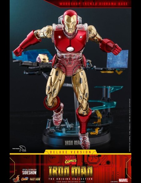 HOT TOYS EXCLUSIVE - Iron Man Suit Armor The Origins Collection 1:6 Scale Figure