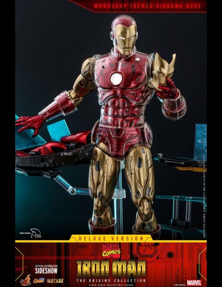 HOT TOYS EXCLUSIVE - Iron Man Suit Armor The Origins Collection 1:6 Scale Figure