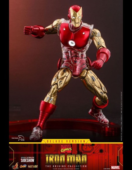 HOT TOYS EXCLUSIVE - Iron Man Suit Armor The Origins Collection 1:6 Scale Figure