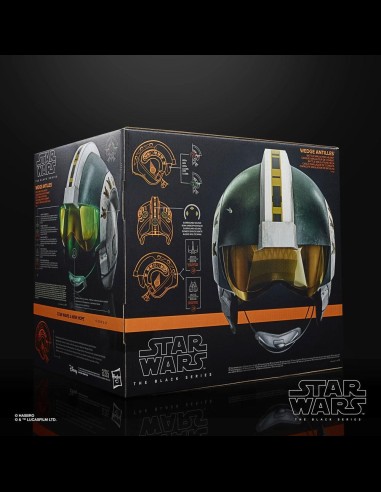 HASBRO - Star Wars Episode IV Black Series Electronic Wedge Antilles Battle Simulation Helmet