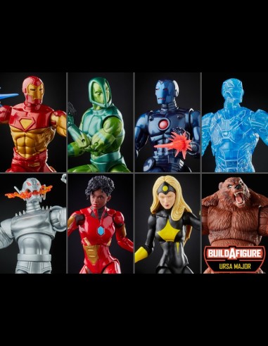 HASBRO - Marvel Legend Comics Iron Man Serie completa 7 A.Figure