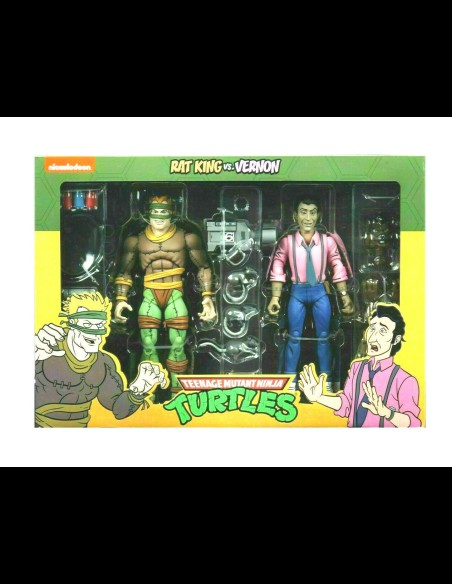 NECA - TMNT: Rat King and Vernon 7 inch Action Figure 2-Pack