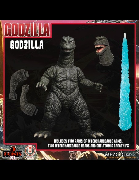MEZCO - Godzilla: 5 Points XL - Destroy All Monsters 1968 Action Figure 1 Box Set