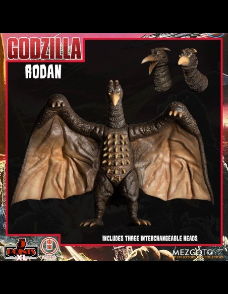 MEZCO - Godzilla: 5 Points XL - Destroy All Monsters 1968 Action Figure 1 Box Set