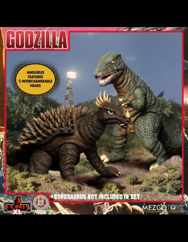 MEZCO - Godzilla: 5 Points XL - Destroy All Monsters 1968 Action Figure 1 Box Set