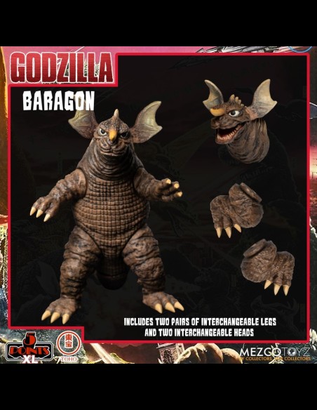 MEZCO - Godzilla: 5 Points XL - Destroy All Monsters 1968 Action Figure 2 Box Set