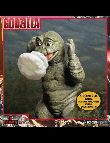 MEZCO - Godzilla: 5 Points XL - Destroy All Monsters 1968 Action Figure 2 Box Set