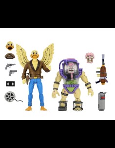 NECA - TMNT Cartoon Ace Duck Mutagen Man 2pack 2