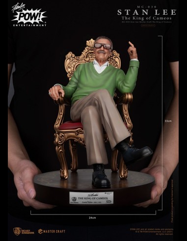 BEAST KINGDOM - Stan Lee King of Cameos Mastercraft Statua