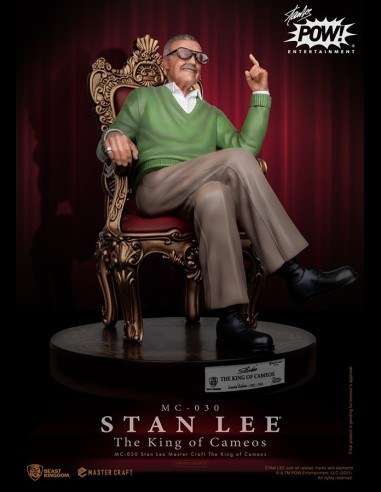 BEAST KINGDOM - Stan Lee King of Cameos Mastercraft Statua