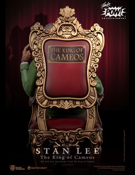 BEAST KINGDOM - Stan Lee King of Cameos Mastercraft Statua