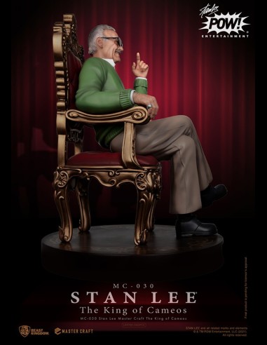 BEAST KINGDOM - Stan Lee King of Cameos Mastercraft Statua