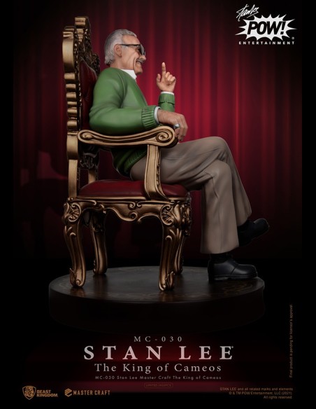 BEAST KINGDOM - Stan Lee King of Cameos Mastercraft Statua