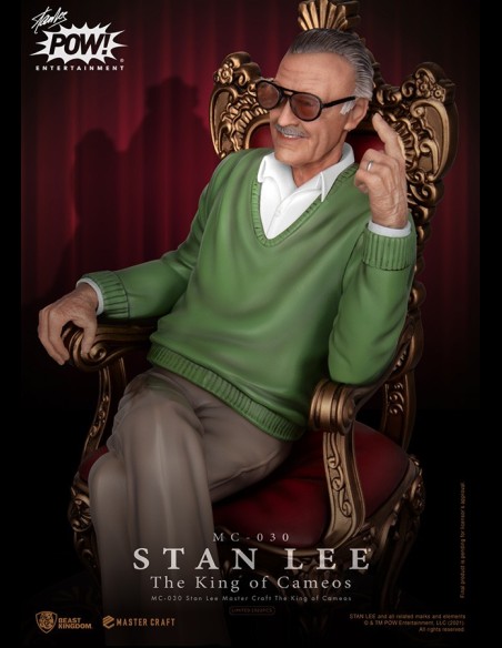 BEAST KINGDOM - Stan Lee King of Cameos Mastercraft Statua
