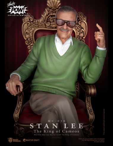 BEAST KINGDOM - Stan Lee King of Cameos Mastercraft Statua
