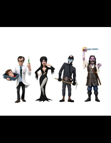NECA - Toony Terrors Serie 6 Set di 4 A.Figure