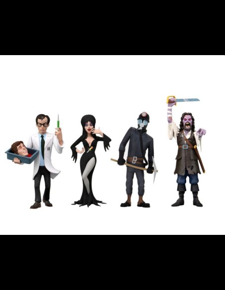 NECA - Toony Terrors Serie 6 Set di 4 A.Figure
