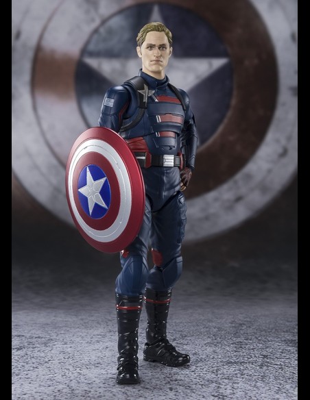 BANDAI - Falcon and Winter Soldier Capitan America SH Figuarts