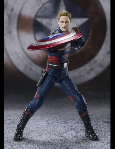 BANDAI - Falcon and Winter Soldier Capitan America SH Figuarts