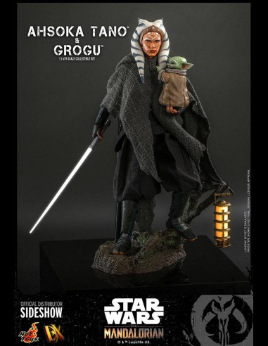 HOT TOYS EXCLUSIVE - Star Wars: The Mandalorian - Ahsoka Tano and Grogu 1:6 Scale Figure Set