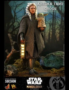 HOT TOYS EXCLUSIVE - Star Wars: The Mandalorian - Ahsoka Tano and Grogu 1:6 Scale Figure Set 2