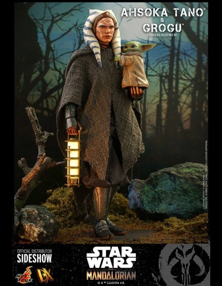 HOT TOYS EXCLUSIVE - Star Wars: The Mandalorian - Ahsoka Tano and Grogu 1:6 Scale Figure Set