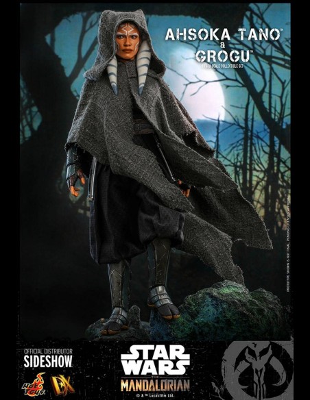 HOT TOYS EXCLUSIVE - Star Wars: The Mandalorian - Ahsoka Tano and Grogu 1:6 Scale Figure Set