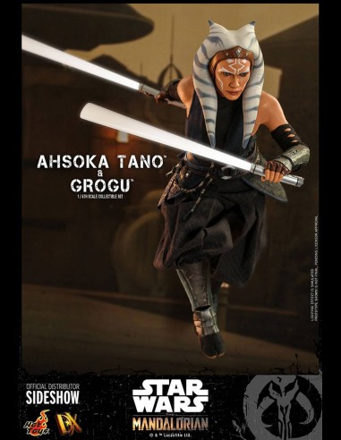 HOT TOYS EXCLUSIVE - Star Wars: The Mandalorian - Ahsoka Tano and Grogu 1:6 Scale Figure Set