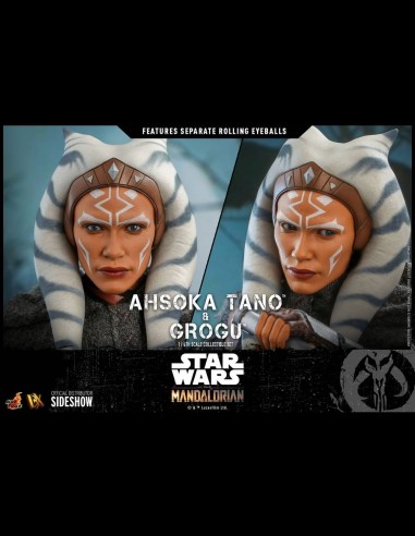 HOT TOYS EXCLUSIVE - Star Wars: The Mandalorian - Ahsoka Tano and Grogu 1:6 Scale Figure Set