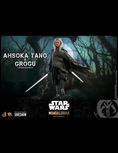 HOT TOYS EXCLUSIVE - Star Wars: The Mandalorian - Ahsoka Tano and Grogu 1:6 Scale Figure Set