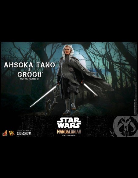 HOT TOYS EXCLUSIVE - Star Wars: The Mandalorian - Ahsoka Tano and Grogu 1:6 Scale Figure Set