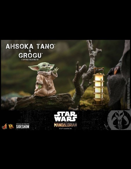 HOT TOYS EXCLUSIVE - Star Wars: The Mandalorian - Ahsoka Tano and Grogu 1:6 Scale Figure Set