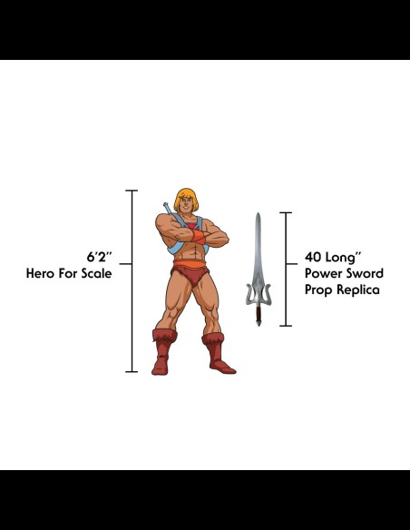 FACTORY ENTERTAINMENT - MOTU He-Man Power Sword Spada di Grayskull Prop Replica
