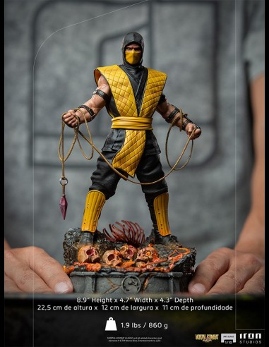 IRON STUDIOS - Mortal Kombat Scorpion 1/10 statua