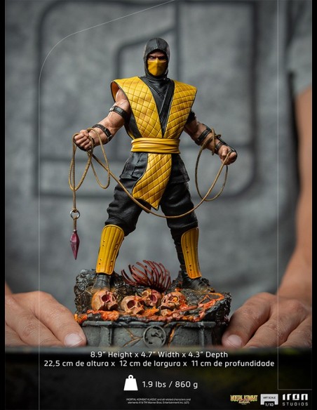 IRON STUDIOS - Mortal Kombat Scorpion 1/10 statua