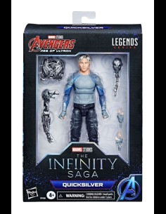 HASBRO - The Infinity Saga Marvel Legends Series Action Figure 2021 Quicksilver (Avengers: Age of Ultron) 15cm.