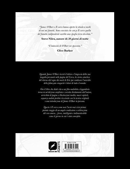 BD - Il Corvo James O'Barr Edizione Definitiva