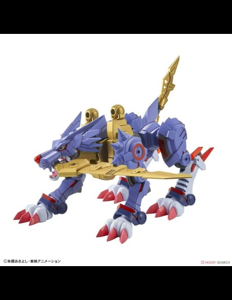 BANDAI - Digimon Metal Garurumon Amplified Figure Rise
